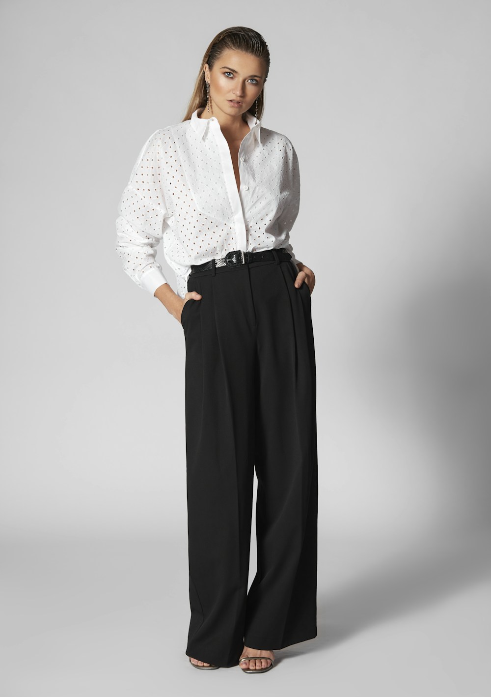 Tailored Wide Trousers